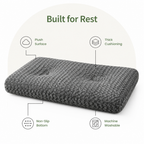 DogBedHouse Joint Support Plush Rose & Non-Slip Dog Bed (Washable)