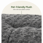 DogBedHouse Joint Support Plush Rose & Non-Slip Dog Bed (Washable)