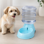 DogBedHouse Large Capacity Automatic Food & Water Feeder (Removable Bowls)