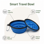 DogBedHouse Large Capacity Collapsible Travel Dog Bowl