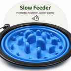 DogBedHouse Large Capacity Collapsible Travel Dog Bowl