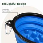 DogBedHouse Large Capacity Collapsible Travel Dog Bowl