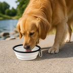 DogBedHouse Large Capacity Collapsible Travel Dog Bowl