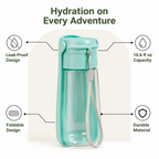 DogBedHouse Leak-Proof Foldable Pet Water Bottle