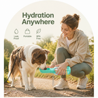 DogBedHouse Leak-Proof Foldable Pet Water Bottle