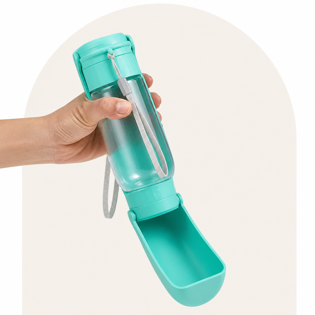 DogBedHouse Leak-Proof Foldable Pet Water Bottle