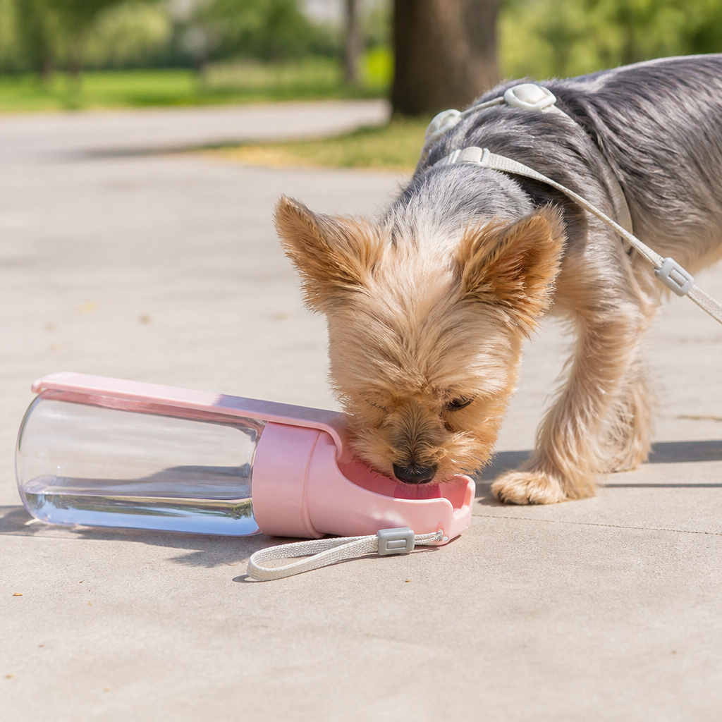 DogBedHouse Leak-Proof Foldable Pet Water Bottle