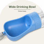 DogBedHouse Leak-Proof & Lightweight Dog Water Bottle (Food & Water Combo)