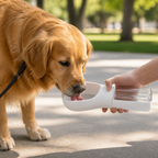 DogBedHouse Leak-Proof & Lightweight Dog Water Bottle (Food & Water Combo)