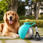 DogBedHouse Leak-Proof Stainless Steel & Silicone Travel Water Bottle