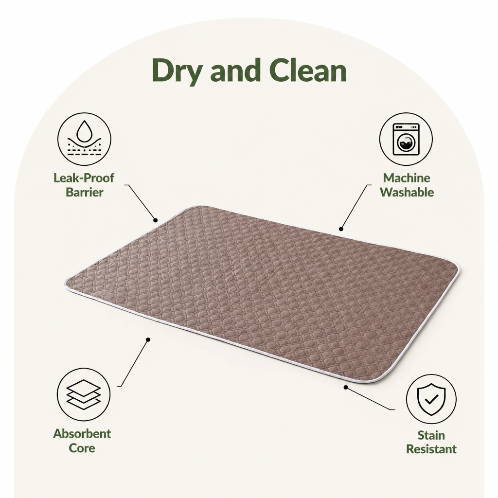 DogBedHouse Leak-Proof Washable Incontinence Pad