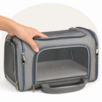 DogBedHouse Lightweight Collapsible Mesh Pet Carrier (Adjustable Strap)