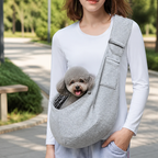 DogBedHouse Lightweight Cotton Crossbody Sling Carrier