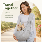 DogBedHouse Lightweight Cotton Crossbody Sling Carrier