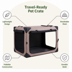 DogBedHouse Lightweight Foldable Breathable Dog Crate