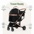 DogBedHouse Lightweight Foldable Pet Stroller