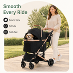 DogBedHouse Lightweight Foldable Pet Stroller