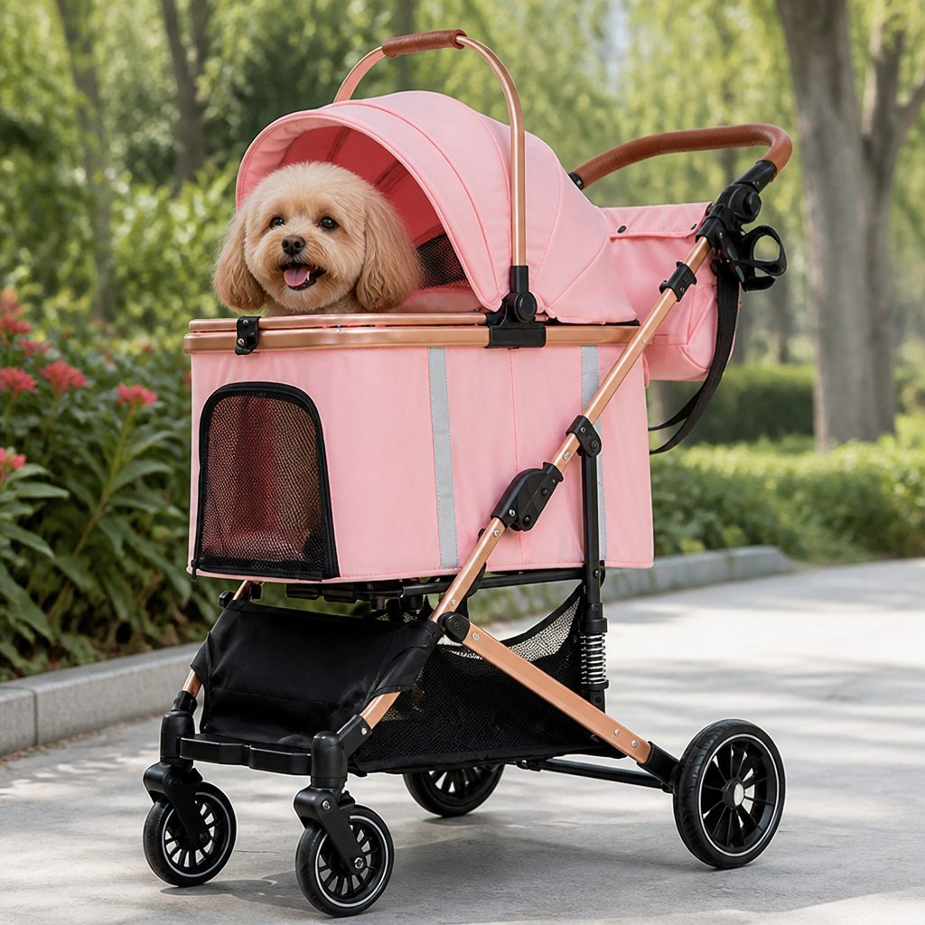 DogBedHouse Lightweight Foldable Pet Stroller