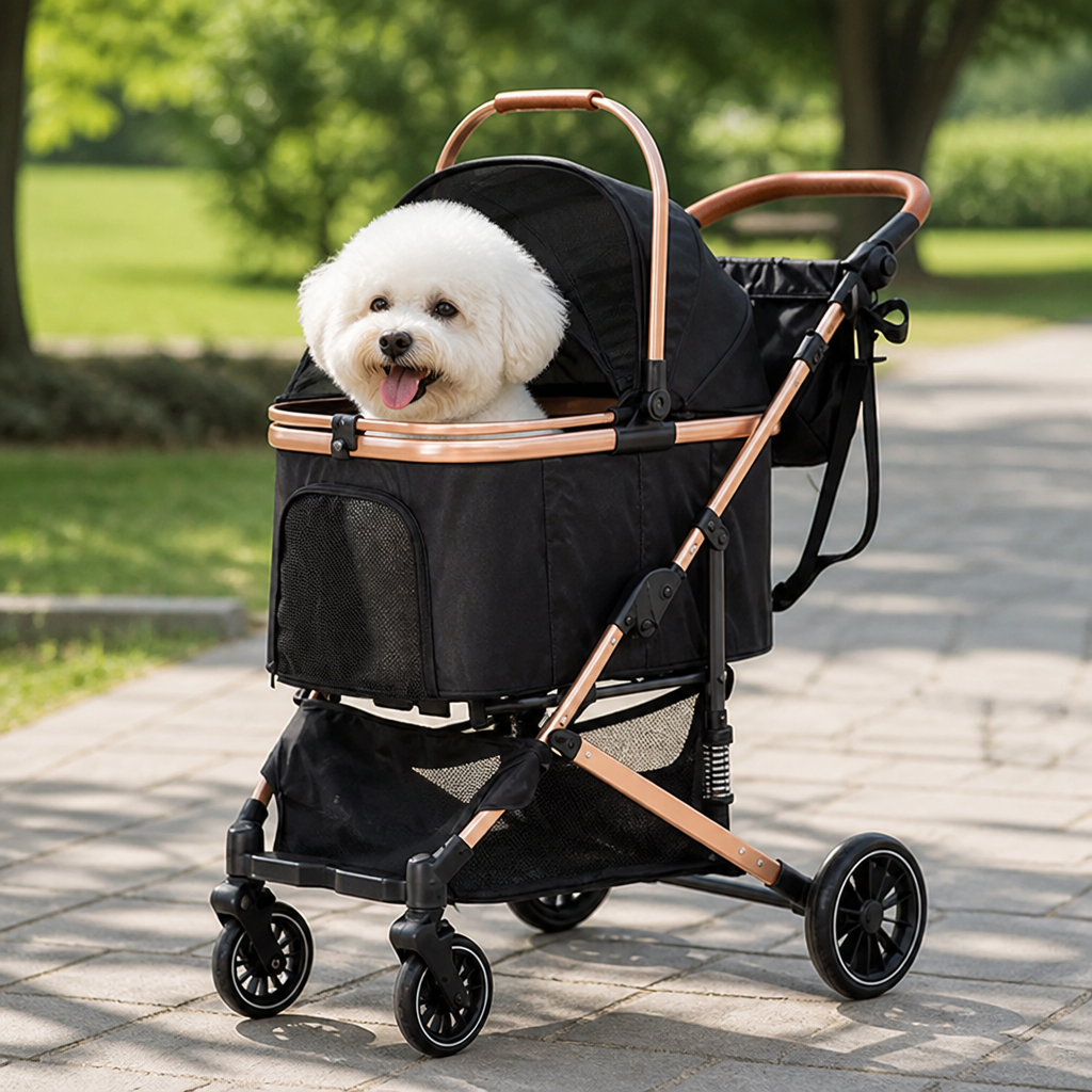 DogBedHouse Lightweight Foldable Pet Stroller