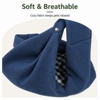 DogBedHouse Lightweight Polyester Crossbody Pet Sling Carrier (Fits Up To 12 Lbs)