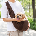 DogBedHouse Lightweight Polyester Single-Shoulder Sling Carrier (Phone Pocket)