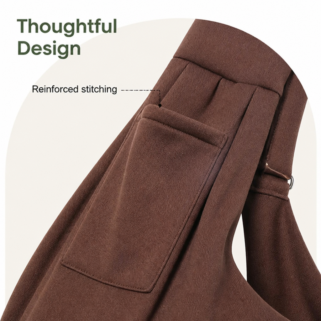 DogBedHouse Lightweight Polyester Single-Shoulder Sling Carrier (Phone Pocket)