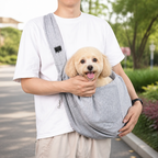DogBedHouse Lightweight Polyester Single-Shoulder Sling Carrier (Phone Pocket)