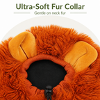 DogBedHouse Lion-Shaped Cotton Canvas Shoulder Carrier (Adjustable Zip)