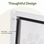 DogBedHouse Lockable & Insulated Dog Door (Easy Install)