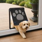 DogBedHouse Lockable Magnetic Pet Door Flap (8 x 10 In Opening)