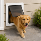 DogBedHouse Lockable Privacy Flap & Insulated Dog Door