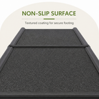 DogBedHouse Long Folding Dog Ramp With Side Rails (Supports 150 lb)