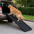 DogBedHouse Long Folding Dog Ramp With Side Rails (Supports 150 lb)