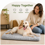 DogBedHouse Machine Washable Fleece Cotton Pet Mat