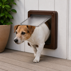 DogBedHouse Magnetic Self-Closing ABS Pet Flap Door (35x29x4cm)