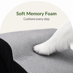 DogBedHouse Memory Foam & Non-Slip Pet Ramp (Washable Removable Cover)