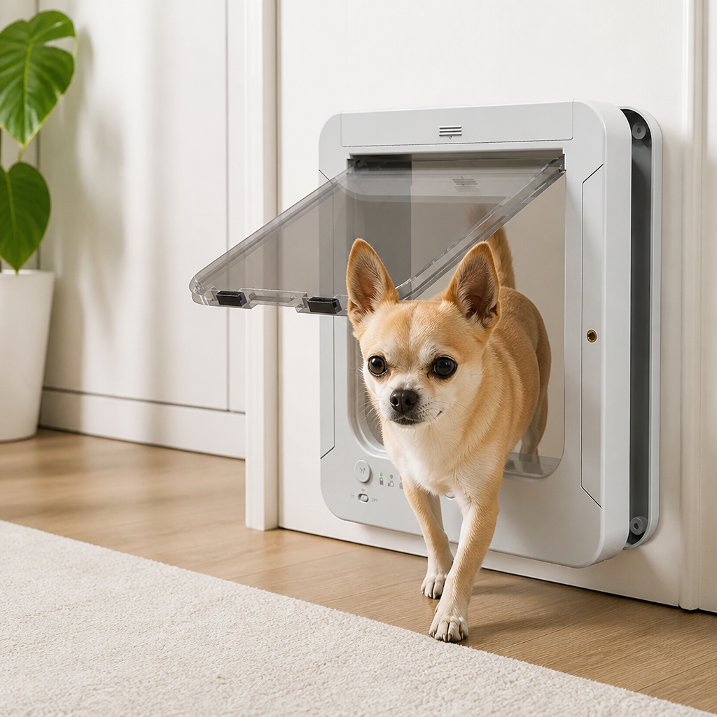 DogBedHouse Microchip-Activated Automatic Pet Door (XL)