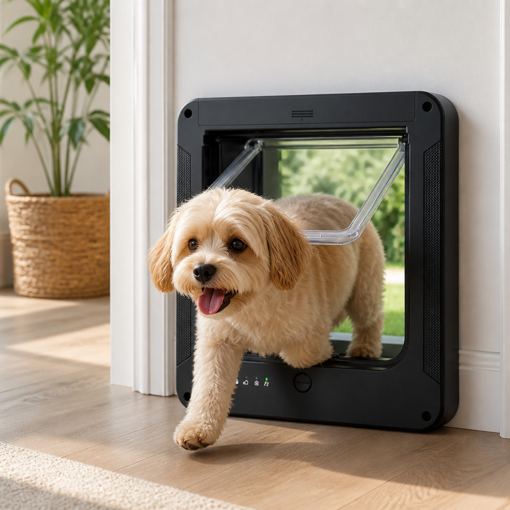 DogBedHouse Microchip-Activated Automatic Pet Door (XL)