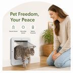 DogBedHouse Microchip-Activated Automatic Pet Door (XL)