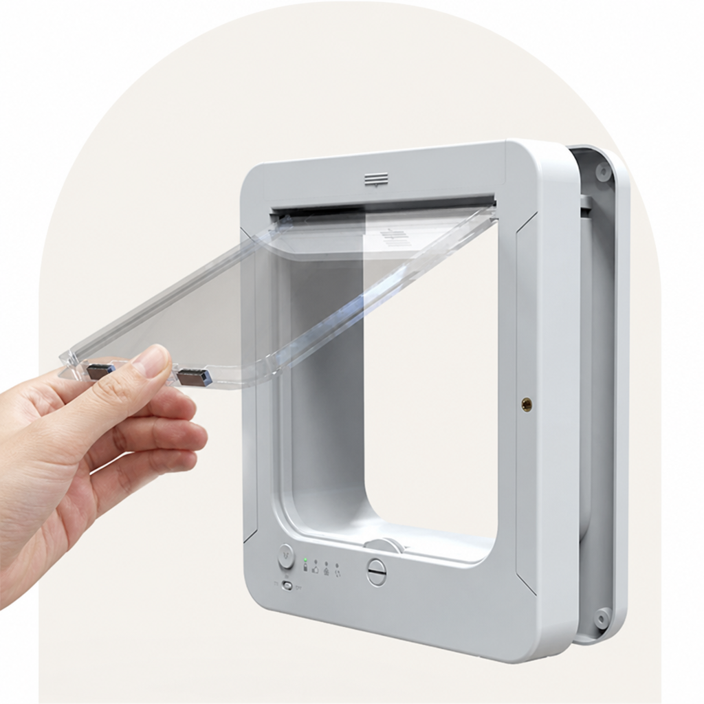 DogBedHouse Microchip-Activated Automatic Pet Door (XL)