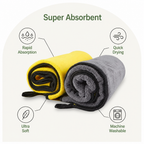 DogBedHouse Microfiber Super-Absorbent Quick-Dry Dog Towel