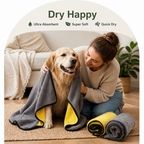 DogBedHouse Microfiber Super-Absorbent Quick-Dry Dog Towel