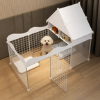 DogBedHouse Modular DIY & Integrated Toilet Dog Kennel