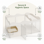 DogBedHouse Modular DIY & Integrated Toilet Dog Kennel