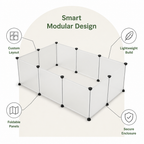 DogBedHouse Modular Foldable Playpen (For Small Pets)
