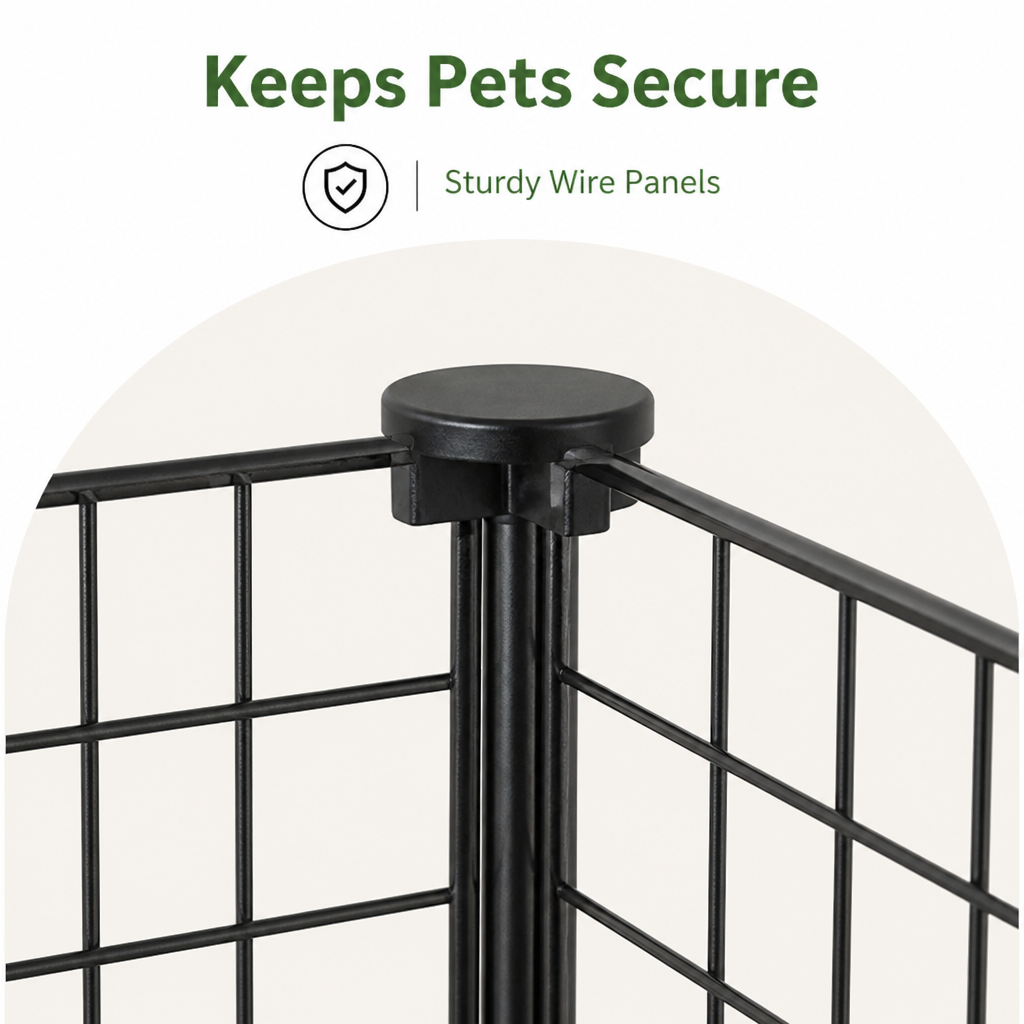 DogBedHouse Modular Wire Mesh Playpen