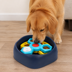 DogBedHouse Multi-Layer Puzzle & Anti-Slip Slow Feeder Bowl