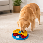 DogBedHouse Multi-Layer Puzzle & Anti-Slip Slow Feeder Bowl