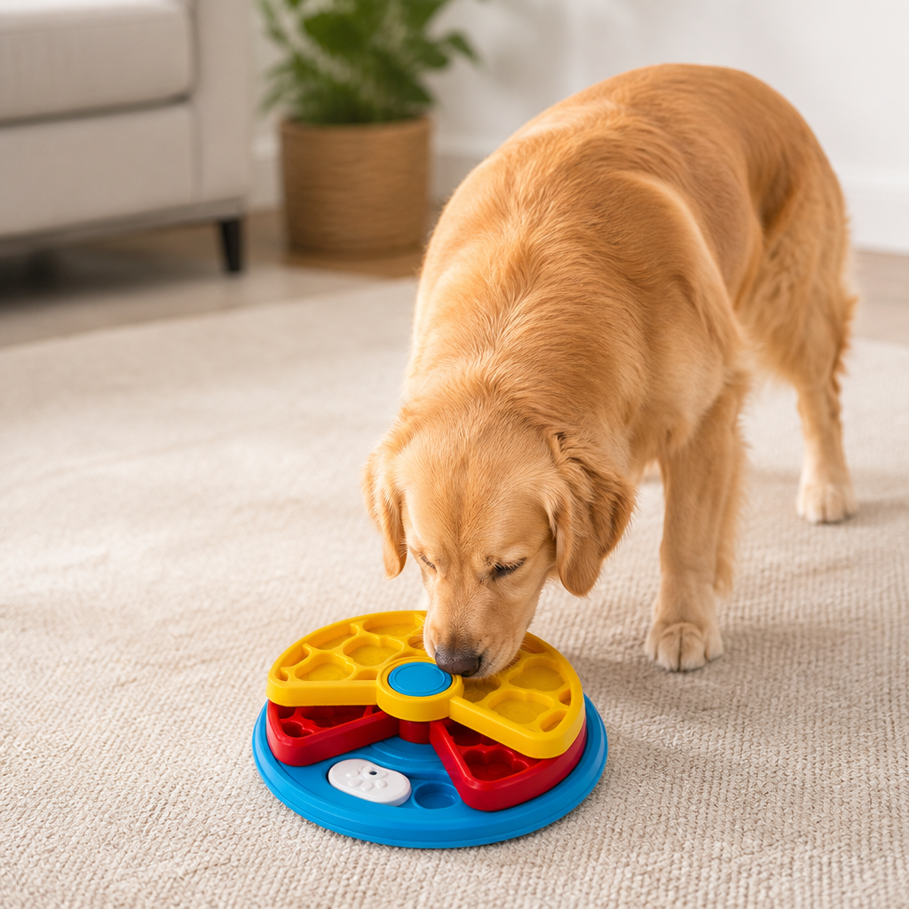 DogBedHouse Multi-Layer Puzzle & Anti-Slip Slow Feeder Bowl
