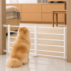 DogBedHouse No-Drill Retractable Dog Gate (Adjustable Width)